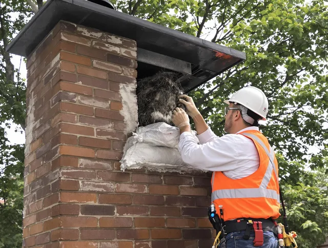 Humane removal of debris and animals by Pompano Beach Chimney Sweep in Pompano Beach, FL