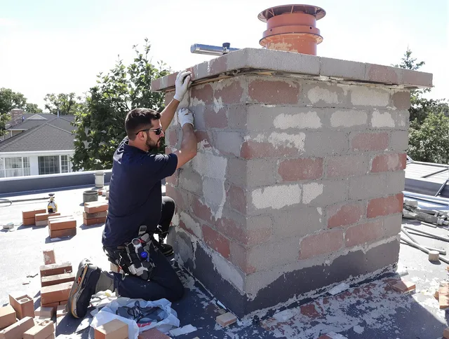 Advanced chimney repair process by Pompano Beach Chimney Sweep in Pompano Beach, FL