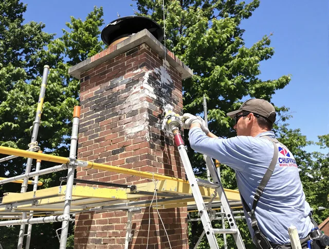 Structural chimney repair by Pompano Beach Chimney Sweep in Pompano Beach, FL
