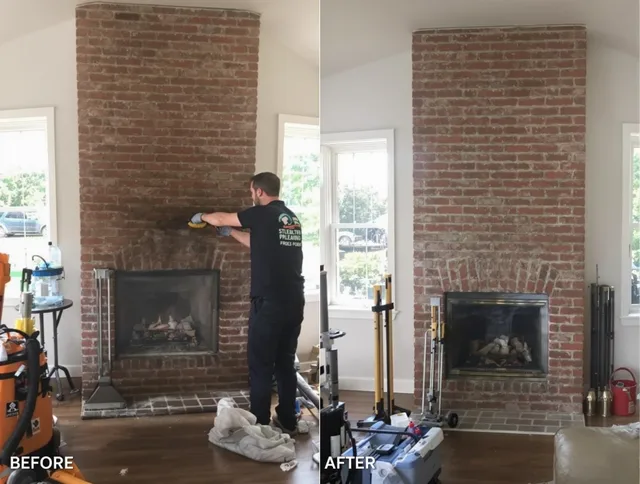 Finished chimney sweeping service by Pompano Beach Chimney Sweep in Pompano Beach, FL