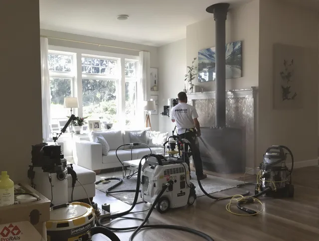 Soot removal service by Pompano Beach Chimney Sweep for a fireplace in Pompano Beach, FL